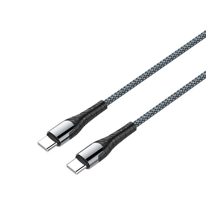 Cavo Dati e Ricarica USB-C - USB-C ColorWay CW-CBPDCC040, 65W, 1m, Grigio