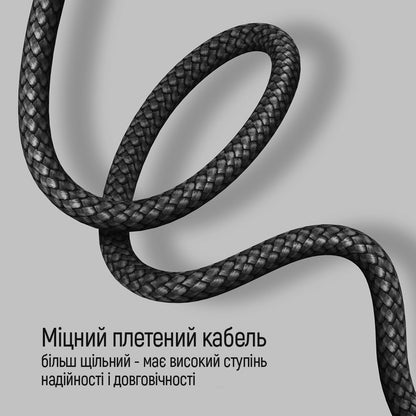 Cavo Dati e Ricarica USB-C - USB-C ColorWay CW-CBPDCC040, 65W, 1m, Grigio