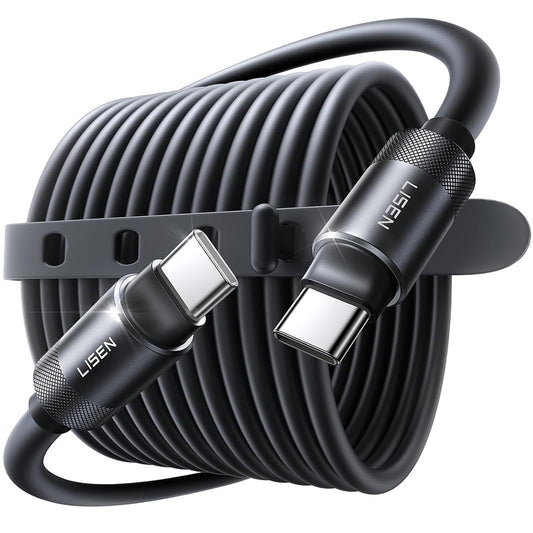 Cavo Dati e Ricarica USB-C - USB-C Lisen L115, 100W, 3m, Nero YL0125040001