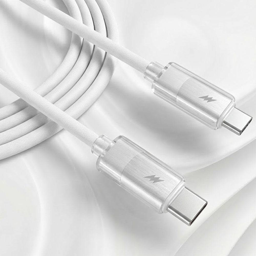 Cavo Dati e Ricarica USB-C - USB-C Lito LD07, 60W, 1m, Bianco