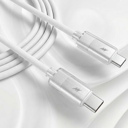 Cavo Dati e Ricarica USB-C - USB-C Lito LD07, 60W, 1m, Bianco