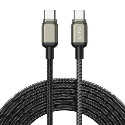 Cavo Dati e Ricarica USB-C - USB-C Lito LD17, 100W, 1m, Nero