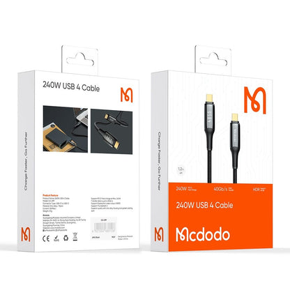 Cavo Dati e Ricarica USB-C - USB-C McDodo CA-2990, 240W, 1.2m, Nero