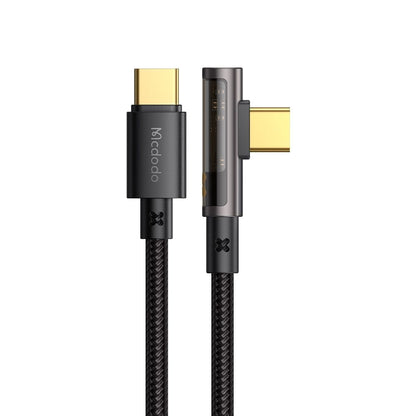 Cavo Dati e Ricarica USB-C - USB-C McDodo CA-3400 Angled, 100W, 1.2m, Nero