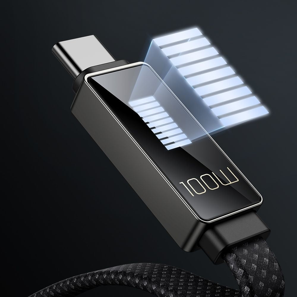 Cavo Dati e Ricarica USB-C - USB-C McDodo CA-4470 Rythm Display, 100W, 1.2m, Nero