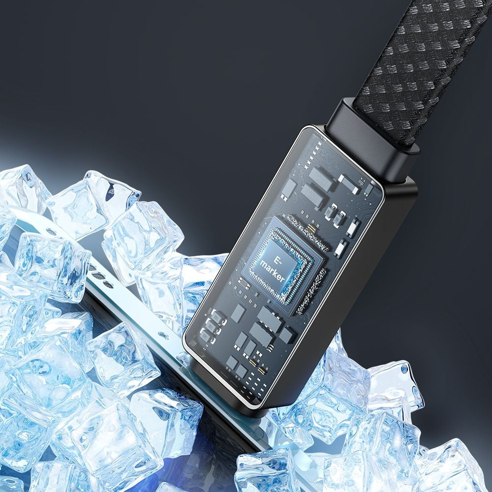 Cavo Dati e Ricarica USB-C - USB-C McDodo CA-4470 Rythm Display, 100W, 1.2m, Nero