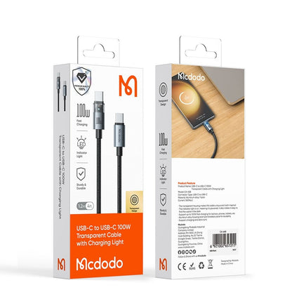 Cavo Dati e Ricarica USB-C - USB-C McDodo CA-5580, 100W, 1.2m, Nero