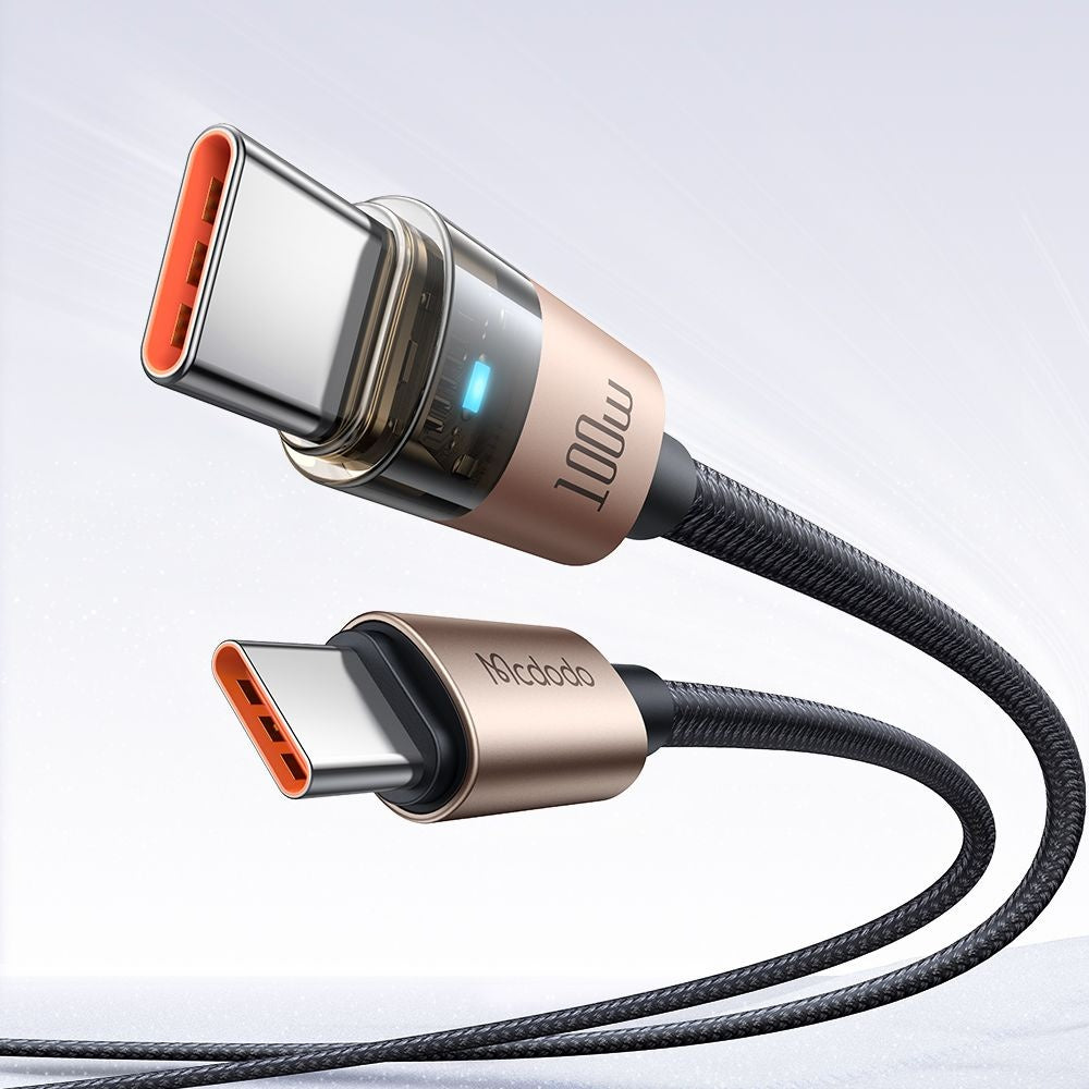 Cavo Dati e Ricarica USB-C - USB-C McDodo CA-5581, 100W, 1.2m, Dorato