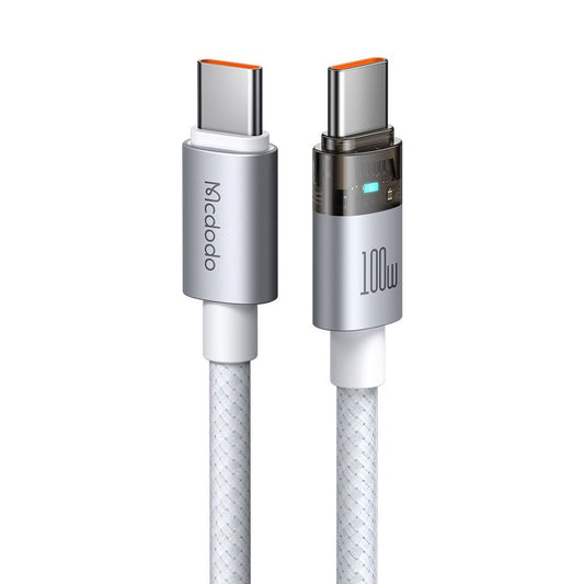 Cavo Dati e Ricarica USB-C - USB-C McDodo CA-5582, 100W, 1.2m, Bianco
