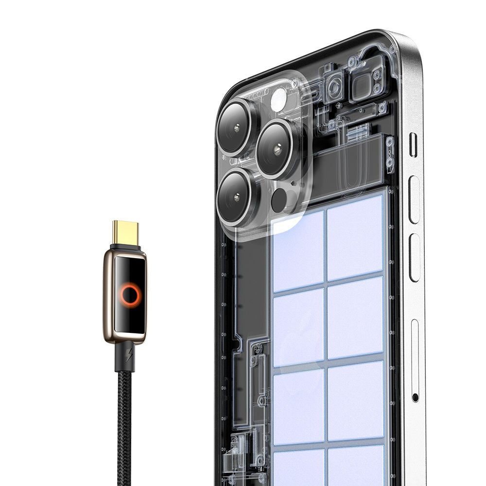 Cavo Dati e Ricarica USB-C - USB-C McDodo CA-6681 Spegnimento Automatico, 100W, 1.2m, Dorato