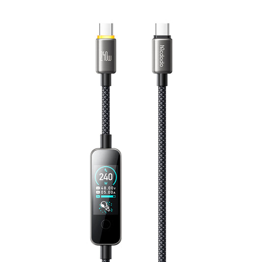 Cavo Dati e Ricarica USB-C - USB-C McDodo CA-8750 Display, 240W, 1,2m, Nero