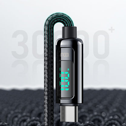 USB-C Data and Charging Cable - USB-C McDodo CA-8820 Display, 100W, 1.2m, Black