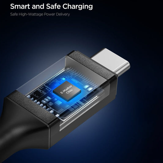 USB-C Data and Charging Cable - USB-C Spigen EB10020CC, 100W, 2m, Black