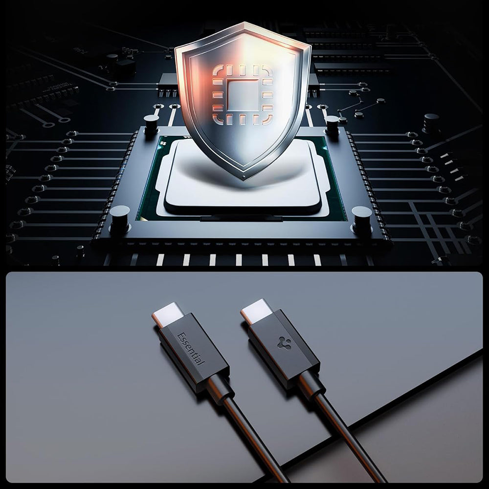 Cavo Dati e Ricarica USB-C - USB-C Spigen EB6015CC, 60W, 1,5m, Nero ACA10417
