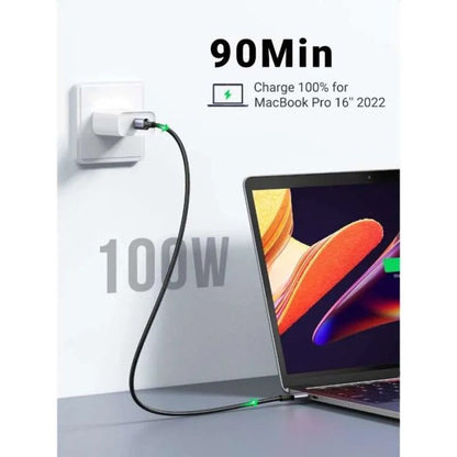 Cavo Dati e Ricarica USB-C - USB-C UGREEN L502, 100W, 1m, Nero