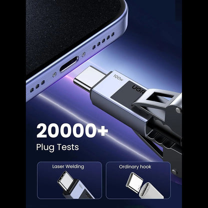 USB-C Data and Charging Cable - USB-C UGREEN L512, 100W, 1m, Gray