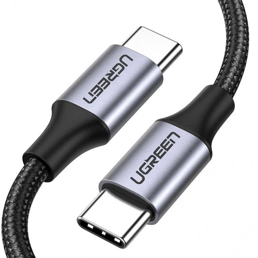 Cavo dati e ricarica USB-C - USB-C UGREEN US261 (50152), 60 W, 2 m, Grigio