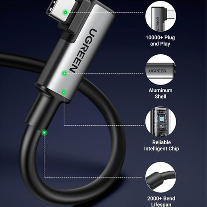 Cavo Dati e Ricarica USB-C - USB-C UGREEN US551 (90629) Angled, 60W, 5m, Nero