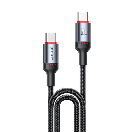 Cavo Dati e Ricarica USB-C - USB-C Yesido CA181, 60W, 1.2m, Nero