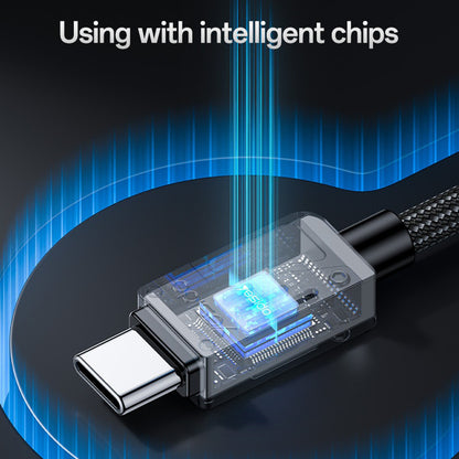 Cavo Dati e Ricarica USB-C - USB-C Yesido CA196, 60W, 1.2m, Nero