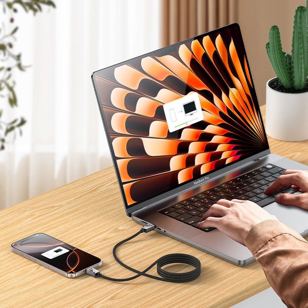 Cavo Dati e Ricarica USB-C - USB-C Yesido CA196, 60W, 1.2m, Nero