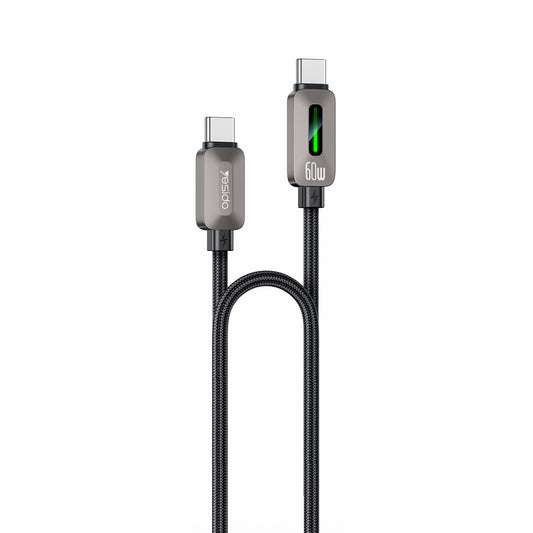 Cavo Dati e Ricarica USB-C - USB-C Yesido CA198, 60W, 1,2m, Nero