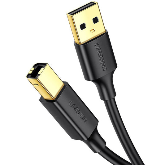 Cavo Stampante UGREEN US135, USB-A - USB-B, 3m, Nero
