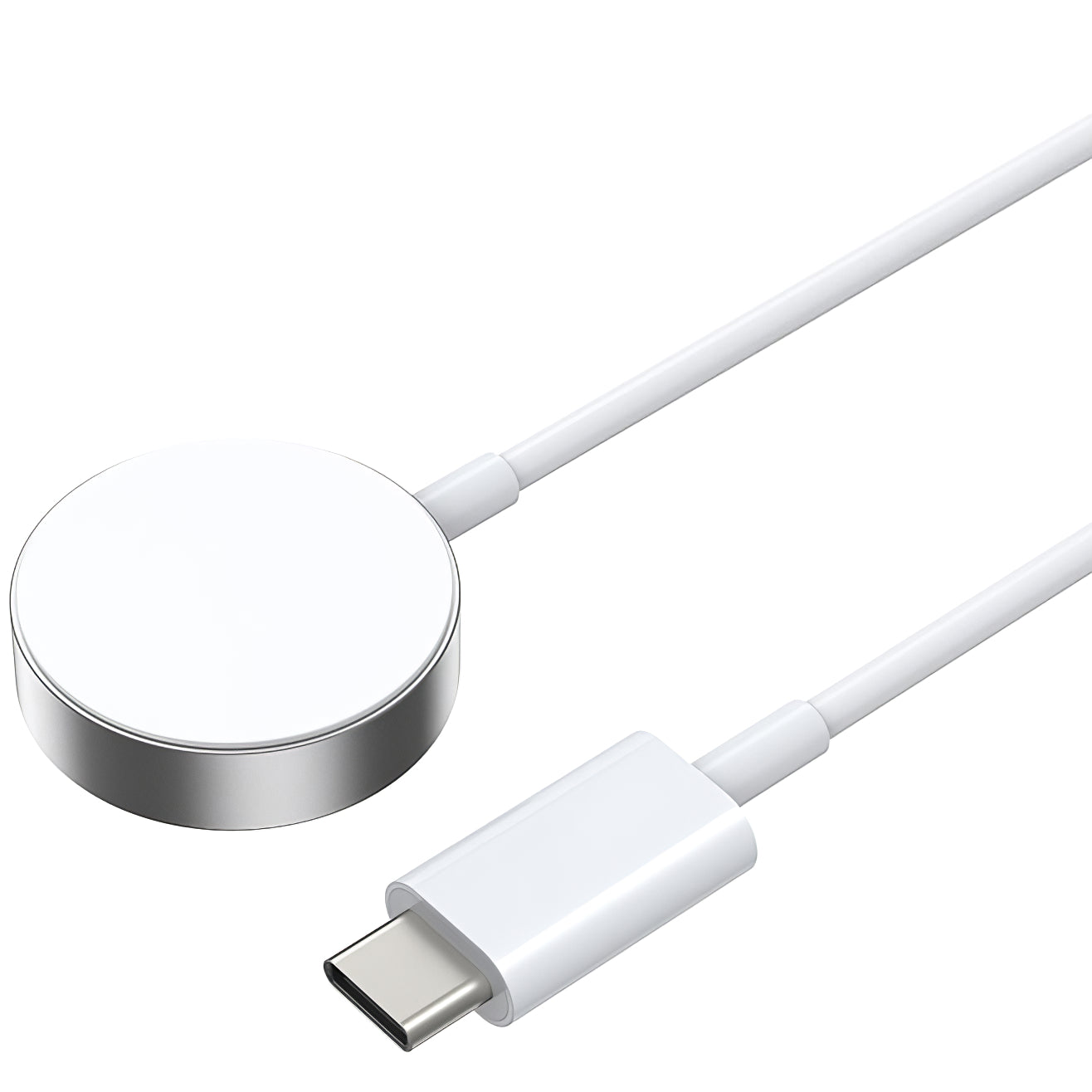 Caricatore Wireless BWOO WL-18 per Apple Watch Series, USB-C, Bianco