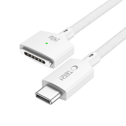 Cavo di Ricarica Tech-Protect MMC01 Ultraboost, USB-C - MagSafe 3, 140W, 2m, Bianco