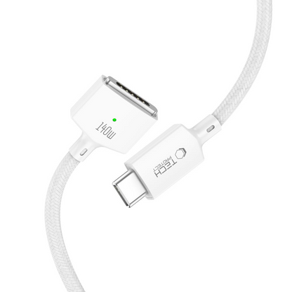 Cavo di Ricarica Tech-Protect MMC01 Ultraboost, USB-C - MagSafe 3, 140W, 2m, Bianco