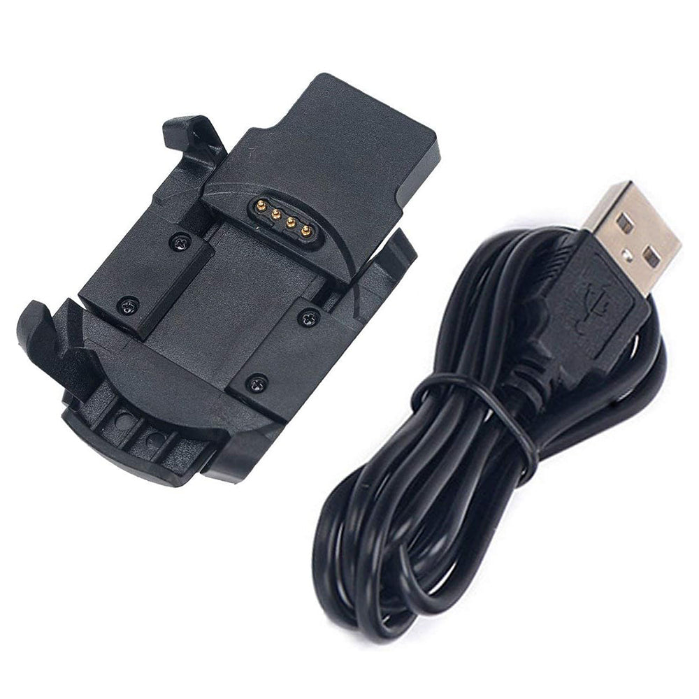 Cavo di Ricarica Techsuit TGC5 per Garmin Fenix 3 Sapphire / 3 HR / 3, USB-A, Nero