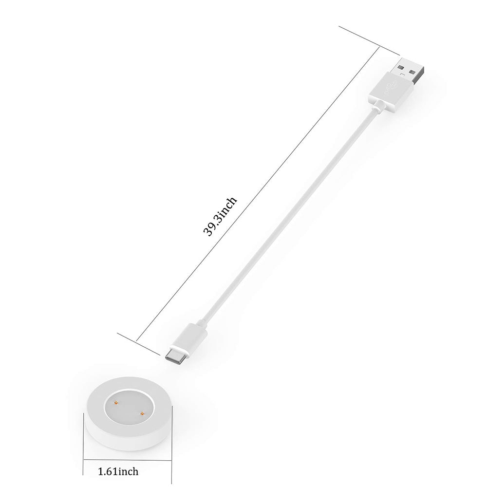 Techsuit THC3 Charging Cable for Honor Watch / Huawei Watch Series, USB-A, White