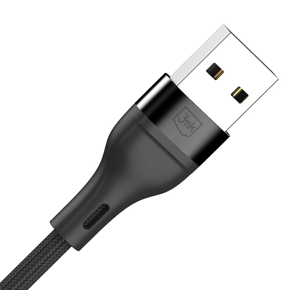 Cavo di Ricarica USB-A - Lightning / microUSB / USB-C 3MK Hyper N, 18W, 1.2m, Nero