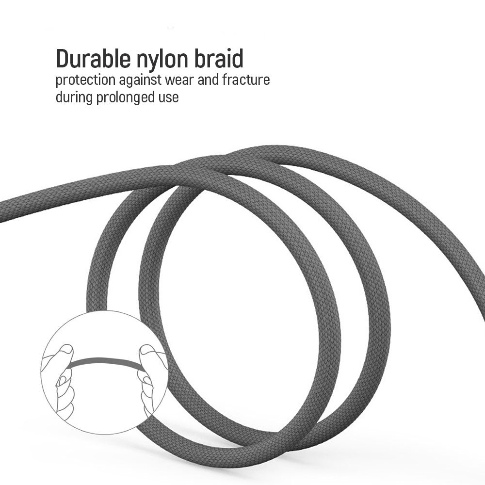 Cavo di ricarica USB-A - Lightning / microUSB / USB-C ColorWay CW-CBU3003, 20W, 1.2m, Grigio