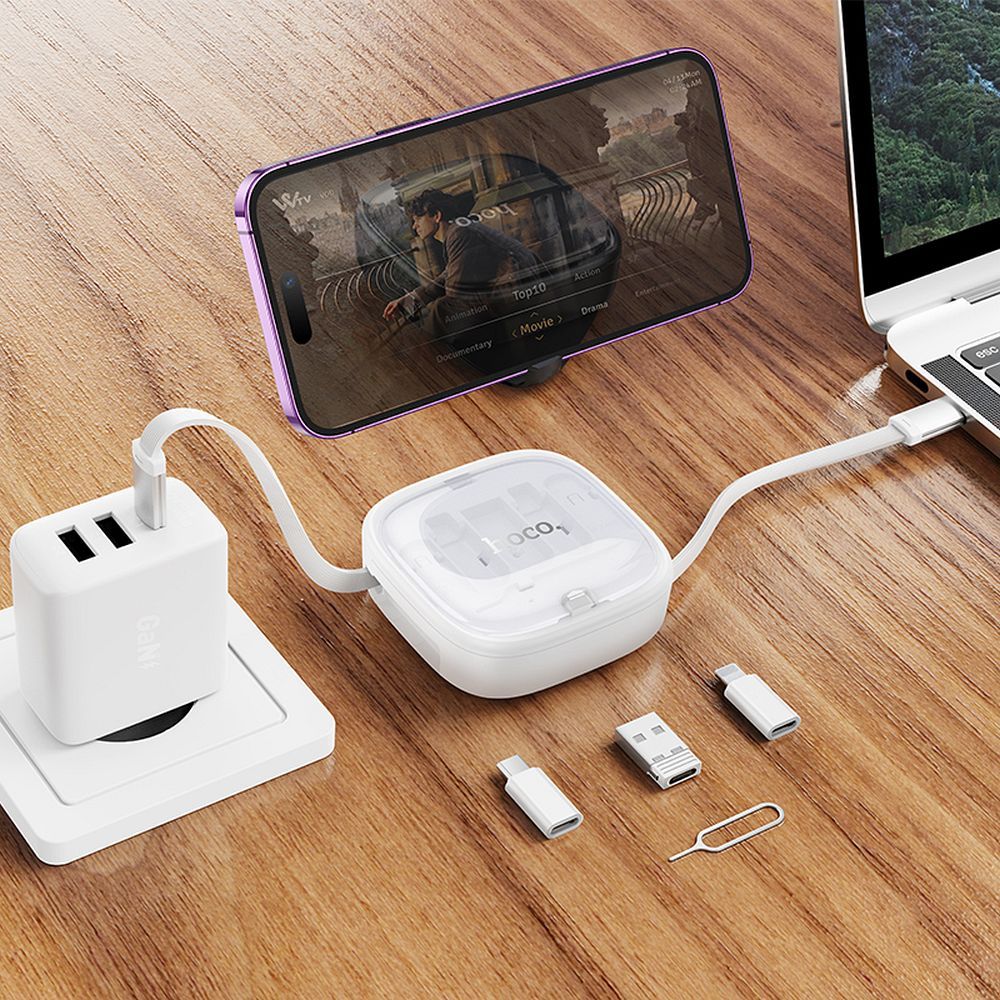 Cavo Dati e Ricarica USB-C - USB-C HOCO U140, 60W, 0.95m, Bianco