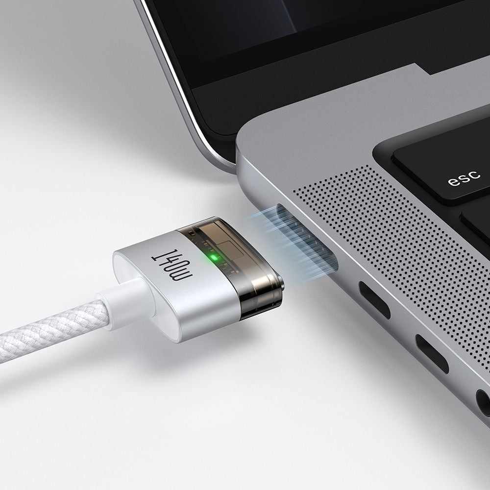 Cavo di Ricarica McDodo CA-2071, USB-C - MagSafe 3, 140W, 2m, Bianco