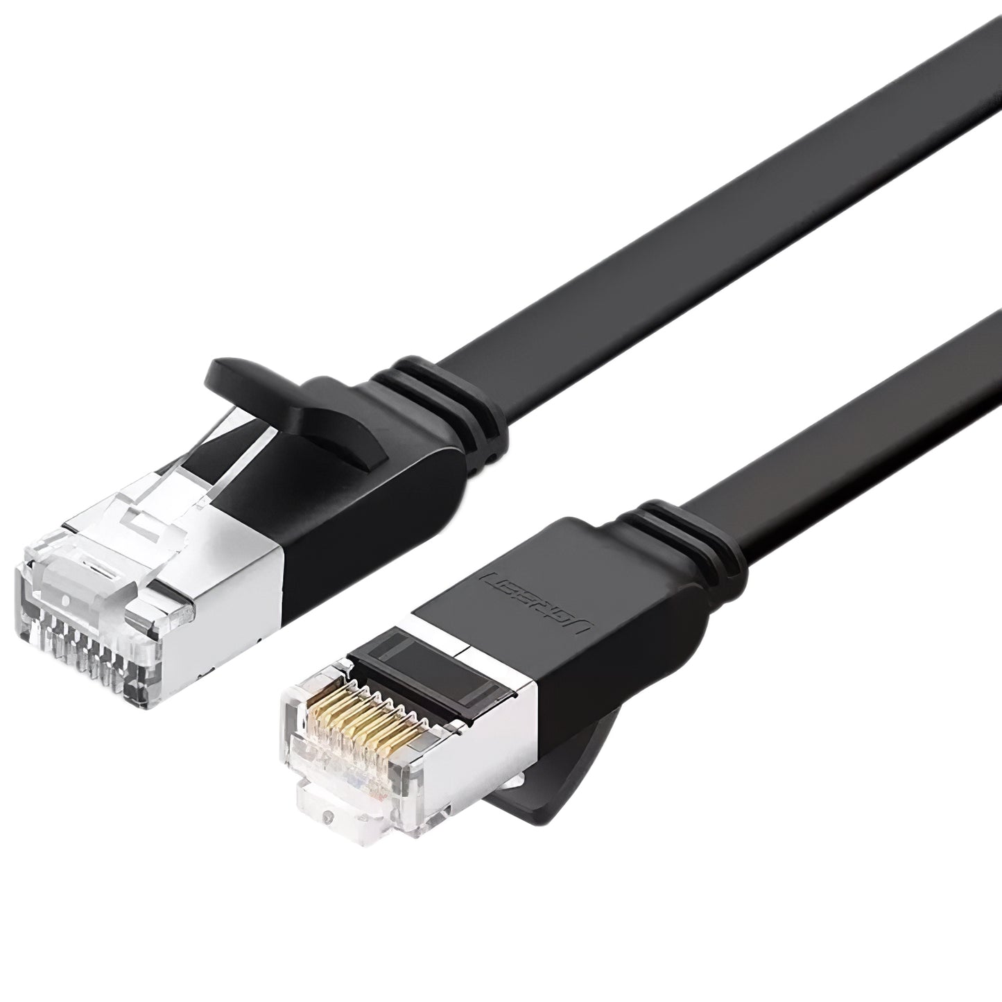 Cavo di rete UGREEN NW101 piatto, UTP, Cat6, 2 m, nero 