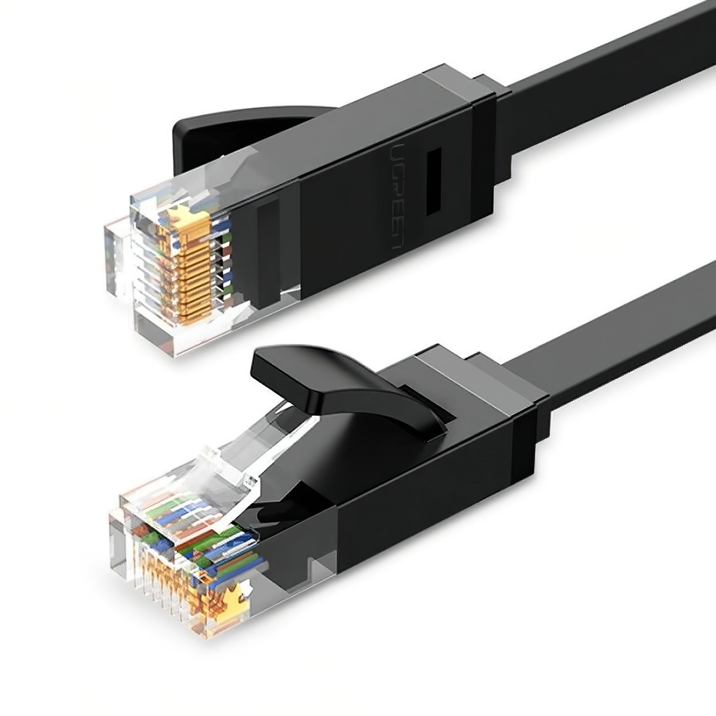 Cavo Retea UGREEN NW102 Flat, UTP, Cat6, 3m, Nero