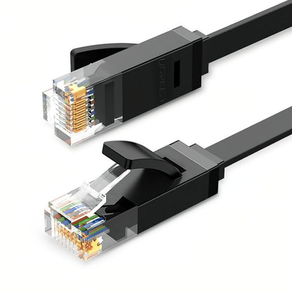 Cavo Retea UGREEN NW102 Flat, UTP, Cat6, 3m, Nero