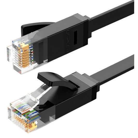 Cavo di Rete UGREEN NW102 Flat, UTP, Cat6, 0,5m, Nero
