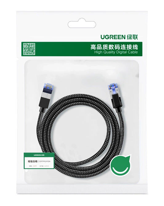 Cavo Retea UGREEN NW153, UTP, Cat8, 1m, Nero