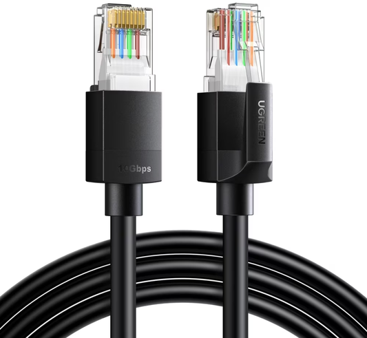 Cavo Rete UGREEN NW316, UTP, Cat6, 8m, Nero