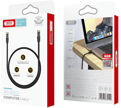 Cavo Retea XO Design GB007, UTP, Cat6, 1m, Nero