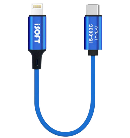 Cavo di Trasferimento Dati iSOFT IS-003C, Interfaccia Lightning - USB-C