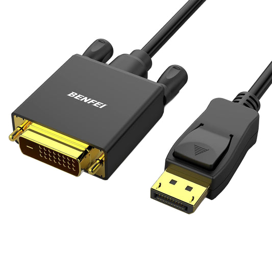 Cavo Video Benfei, DisplayPort - DVI, 1080P, 0,9m, Nero