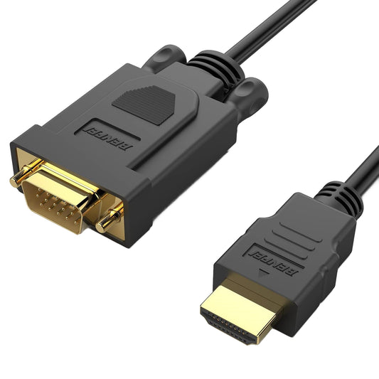Cavo Video Benfei, HDMI - VGA, 1080P, 0,9m, Nero