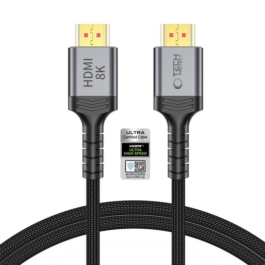 Cavo Video Tech-Protect Ultraboost 2, HDMI - HDMI, 8K, 1m, Nero