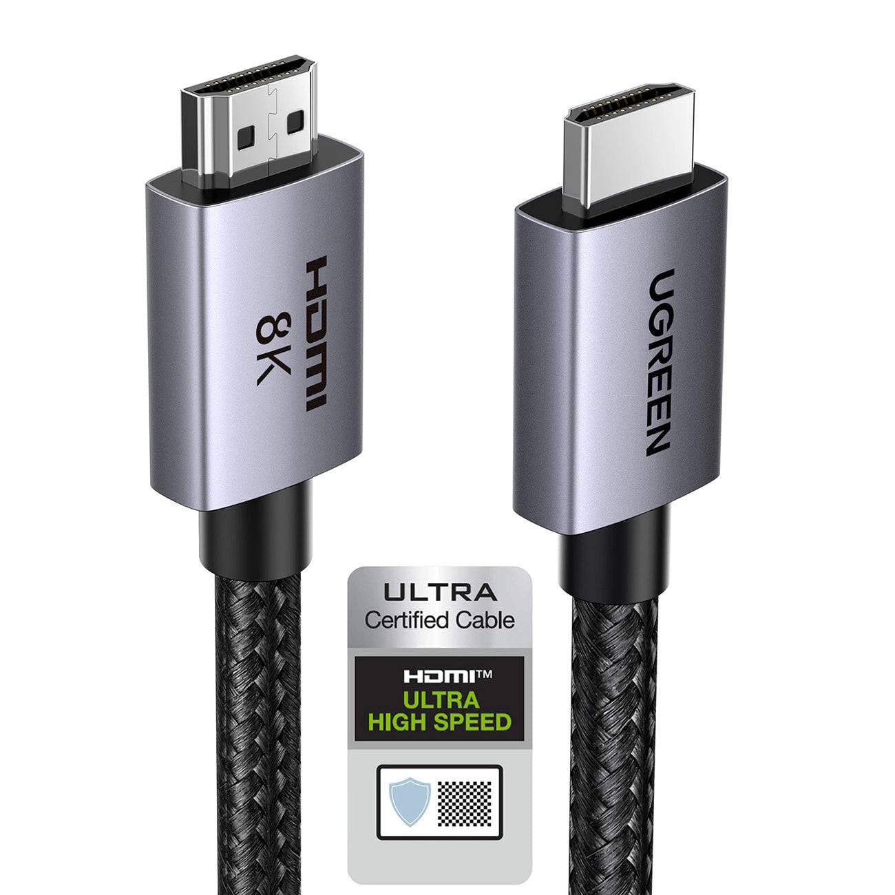 Cavo Video UGREEN HD171, HDMI - HDMI, 8K, 2m, Nero