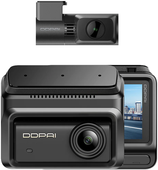 Telecamera Auto Anteriore e Posteriore DDPAI Z90 Dual, 4K, 64Gb, Wi-Fi, GPS, Display 3 pollici