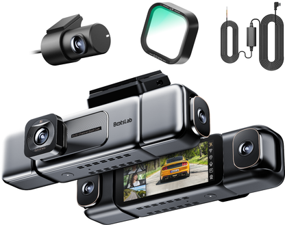 Camera Auto Anteriore e Posteriore Botslab G980H 4CH, 3K, Wi-Fi, GPS, Display 3.18 pollici